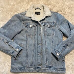 Frank & Oak Sherpa Denim Jacket (Unisex)
